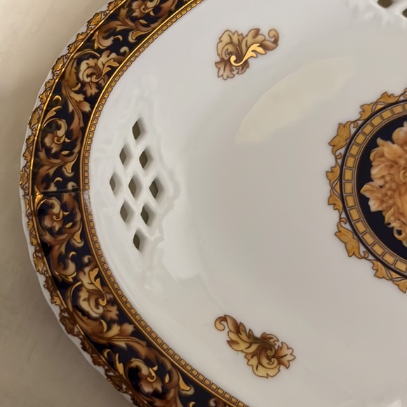 Set of 3 T. LIMOGES BACCHUS, Oval Tray, Decor Plate - Picture 3 of 5